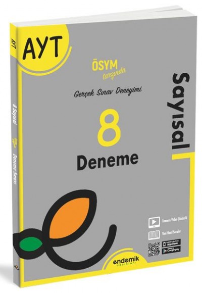 Endemik AYT Sayısal 8 Deneme Sınavı Endemik AYT Sayısal 8 Deneme Sınavı