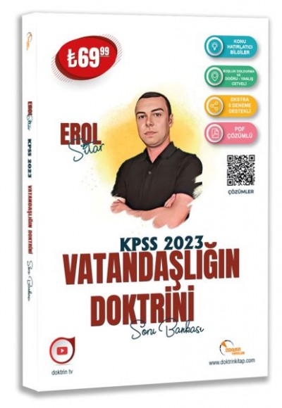 Doktrin Yayınları 2023 KPSS Vatandaşlık Soru Bankası Doktrin Yayınları 2023 KPSS Vatandaşlık Soru Bankası