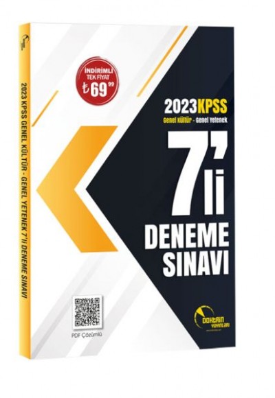 Doktrin Yayınları 2023 KPSS Genel Kültür Yetenek 7 li Deneme Sınavı Doktrin Yayınları 2023 KPSS Genel Kültür Yetenek 7 li Deneme Sınavı