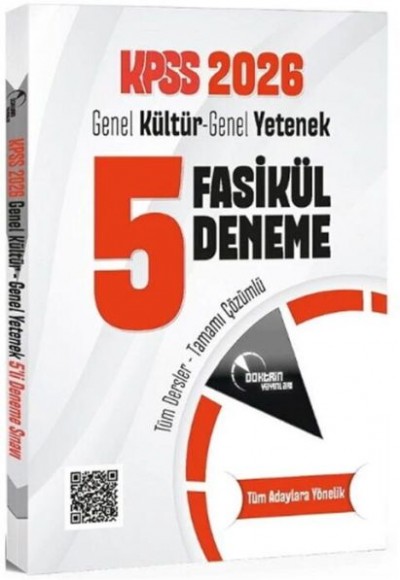 Doktrin Yayınları 2026 KPSS Genel Yetenek Genel Kültür 5 Deneme Doktrin Yayınları 2026 KPSS Genel Yetenek Genel Kültür 5 Deneme