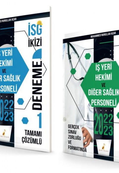 İSG İkizi İş Yeri Hekimi ve Diğer Sağlık Personeli 2 Özgün Deneme Sınavı İSG İkizi İş Yeri Hekimi ve Diğer Sağlık Personeli 2 Özgün Deneme Sınavı