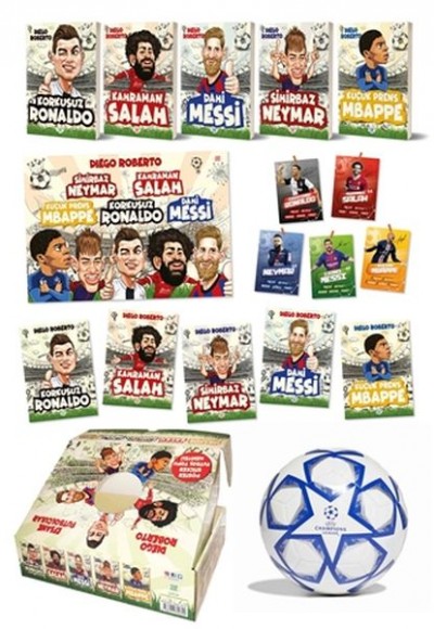 Efsane Futbolcular Kutulu Set (5 Kitap Takım - Futbol Topu Hediyeli) Efsane Futbolcular Kutulu Set (5 Kitap Takım - Futbol Topu Hediyeli)