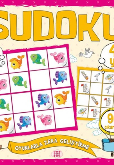 Çocuklar İçin Sudoku - Çıkartmalı (4+ Yaş) Çocuklar İçin Sudoku - Çıkartmalı (4+ Yaş)