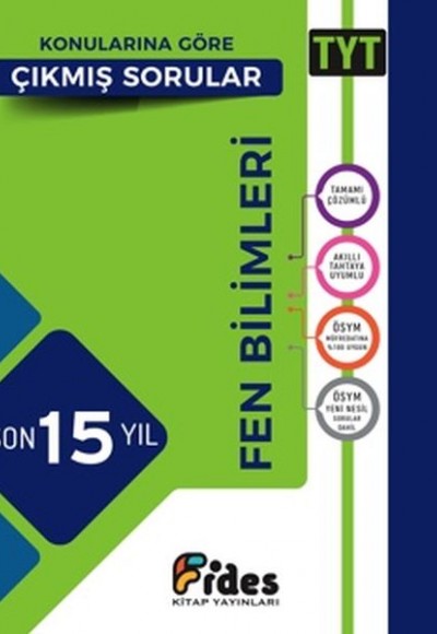 Fides TYT Fen Bilimleri Son 15 Yıl Konularına Göre Çıkmış Sorular Fides TYT Fen Bilimleri Son 15 Yıl Konularına Göre Çıkmış Sorular