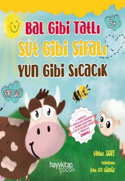 Bal Gibi Tatlı Süt Gibi Şifalı Yün Gibi Sıcacık 3’lü Set Bal Gibi Tatlı Süt Gibi Şifalı Yün Gibi Sıcacık 3’lü Set