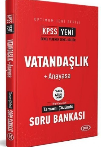 Data KPSS Vatandaşlık + Anayasa Optimum Jüri Çözümlü Soru Bankası 2021 Data KPSS Vatandaşlık + Anayasa Optimum Jüri Çözümlü Soru Bankası 2021