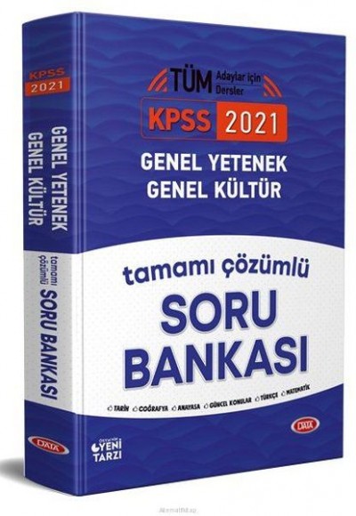 Data KPSS Genel Yetenek Genel Kültür Çözümlü Soru Bankası 2021 Data KPSS Genel Yetenek Genel Kültür Çözümlü Soru Bankası 2021