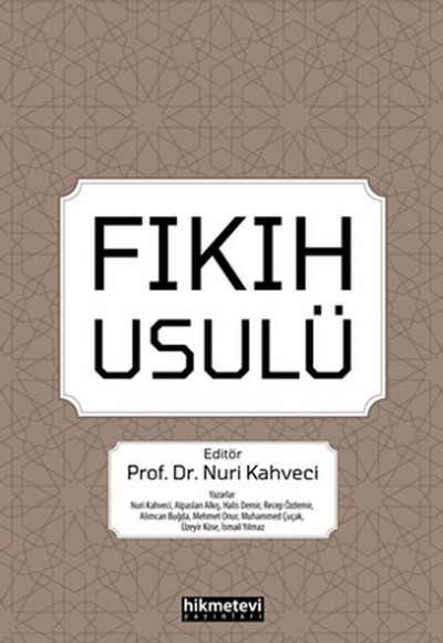 Fıkıh Usulü Fıkıh Usulü