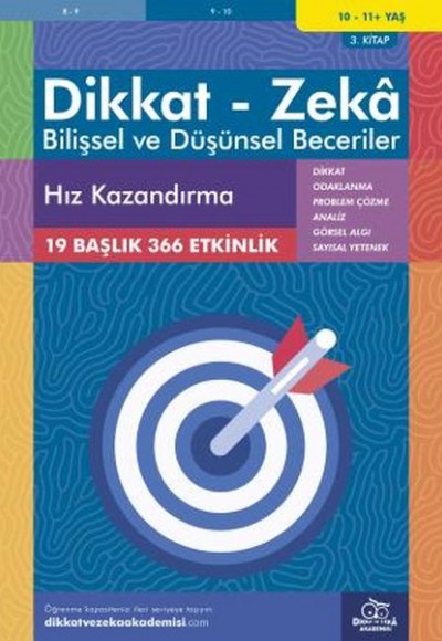 Hız Kazandırma (10 - 11 Yaş) - Dikkat Zeka Hız Kazandırma (10 - 11 Yaş) - Dikkat Zeka