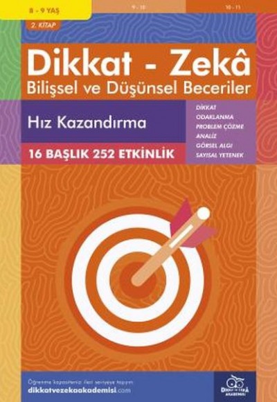 Hız Kazandırma (8 - 9 Yaş) - Dikkat Zeka Hız Kazandırma (8 - 9 Yaş) - Dikkat Zeka