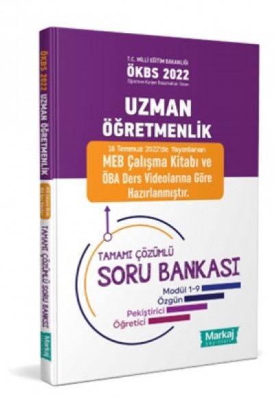 Uzman Öğretmenlik Tamamı Çözümlü Soru Bankası Uzman Öğretmenlik Tamamı Çözümlü Soru Bankası