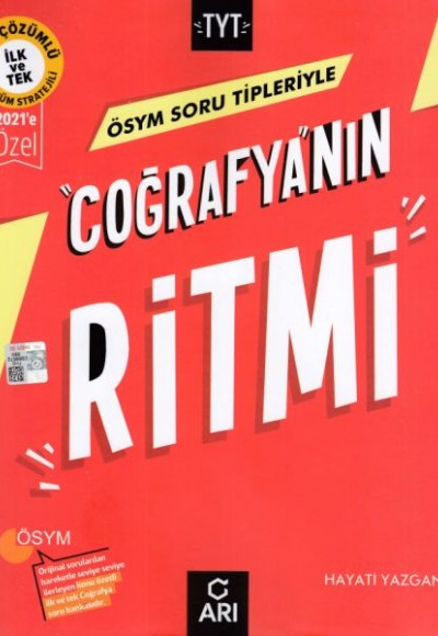 Arı ÖSYM Soru Tipleriyle TYT Coğrafyanın Ritmi 2021'e Özel Arı ÖSYM Soru Tipleriyle TYT Coğrafyanın Ritmi 2021'e Özel