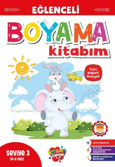 Eğlenceli Boyama – Seviye 3 (4-5 Yaş) Eğlenceli Boyama – Seviye 3 (4-5 Yaş)