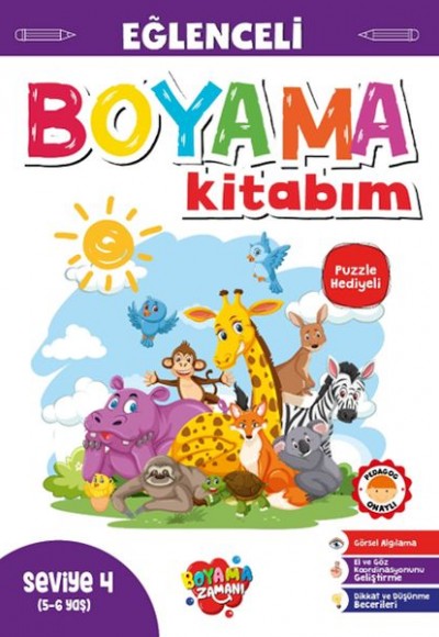 Eğlenceli Boyama – Seviye 4 (5-6 Yaş) Eğlenceli Boyama – Seviye 4 (5-6 Yaş)