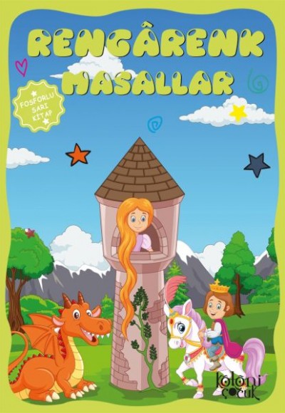 Çocuklar için Hayal ve Odak Geliştirici Rengarenk Masallar Fosforlu Sarı Kitap Çocuklar için Hayal ve Odak Geliştirici Rengarenk Masallar Fosforlu Sarı Kitap