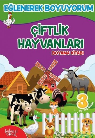 Çiftlik Hayvanları Boyama Kitabı Çiftlik Hayvanları Boyama Kitabı