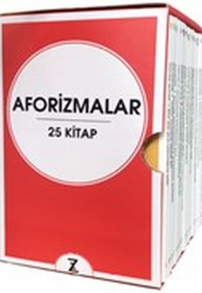 Aforizmalar Seti Kutulu (25 Kitap Takım) Aforizmalar Seti Kutulu (25 Kitap Takım)