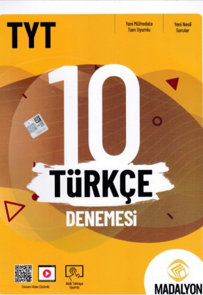 Madalyon TYT Türkçe 10 Denemesi Madalyon TYT Türkçe 10 Denemesi