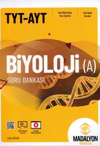 Madalyon TYT AYT Biyoloji Soru Bankası (A) Madalyon TYT AYT Biyoloji Soru Bankası (A)