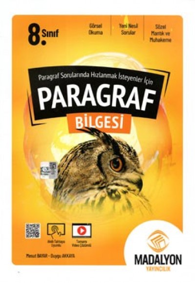 Madalyon 8. Sınıf Paragraf Bilgesi Madalyon 8. Sınıf Paragraf Bilgesi