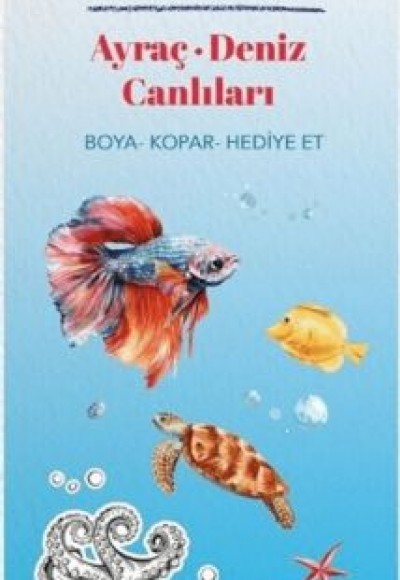 Mandala Ayraç - Deniz Canlıları Mandala Ayraç - Deniz Canlıları
