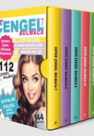 Süper Çengel Bulmaca 5 Kitap Kutulu Set