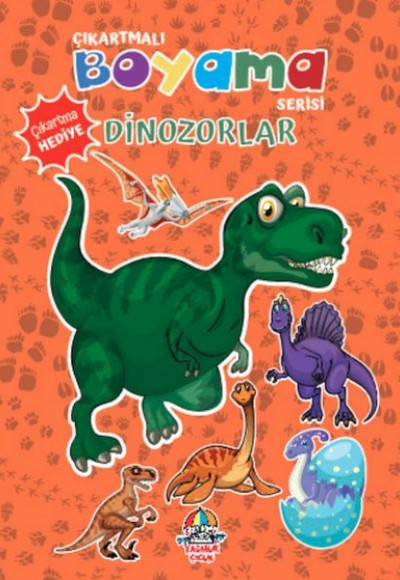 Çıkartmalı Boyama Serisi - Dinozorlar Çıkartmalı Boyama Serisi - Dinozorlar