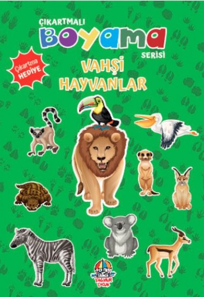 Çıkartmalı Boyama Serisi - Vahşi Hayvanlar Çıkartmalı Boyama Serisi - Vahşi Hayvanlar