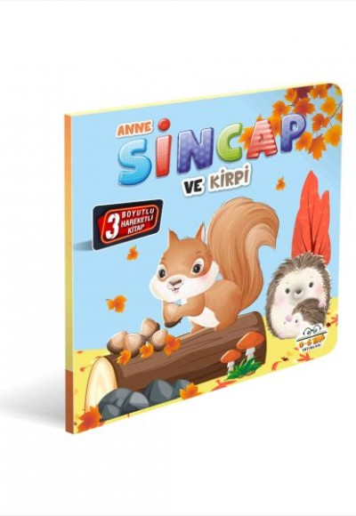 Anne Sincap Ve Kirpi 3 Boyutlu Anne Sincap Ve Kirpi 3 Boyutlu