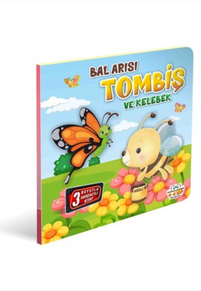 Bal Arısı Tombiş Ve Kelebek 3 Boyutlu Bal Arısı Tombiş Ve Kelebek 3 Boyutlu