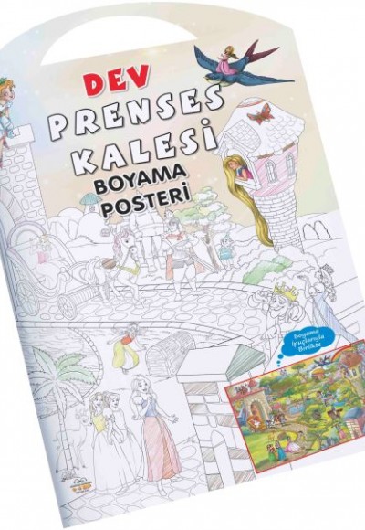 Prenses Kalesi Dev Boyama Posteri Prenses Kalesi Dev Boyama Posteri