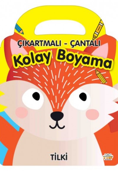 Tilki - Çıkartmalı-Çantalı Kolay Boyama Tilki - Çıkartmalı-Çantalı Kolay Boyama