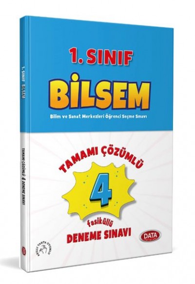 Data Bilsem 1. Sınıf Tamamı Çözümlü 4 Fasikül Deneme Sınavı Data Bilsem 1. Sınıf Tamamı Çözümlü 4 Fasikül Deneme Sınavı