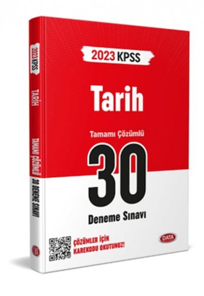Data 2024 Kpss Tarih 30 Deneme Sınavı Karekod Çözümlü Data 2024 Kpss Tarih 30 Deneme Sınavı Karekod Çözümlü
