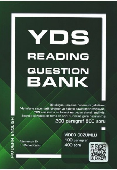 YDS Reading Question Bank (Video Çözümlü) YDS Reading Question Bank (Video Çözümlü)
