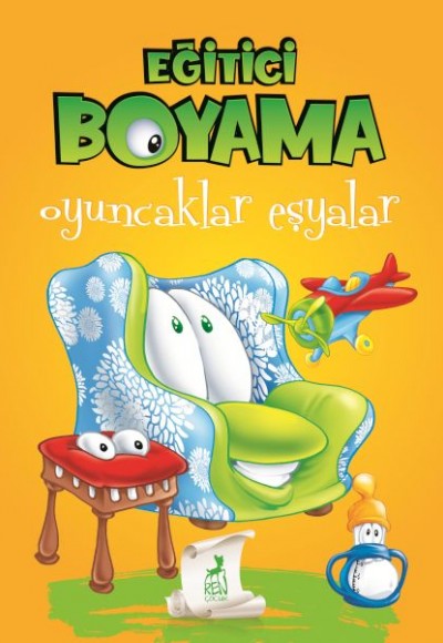 Eğitici Öğretici Boyama - Oyuncaklar Eşyalar Eğitici Öğretici Boyama - Oyuncaklar Eşyalar