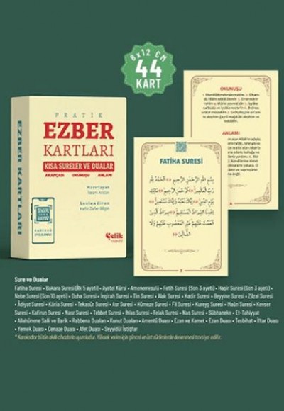 Pratik Ezber Kartları Kısa Sureler ve Dualar Pratik Ezber Kartları Kısa Sureler ve Dualar