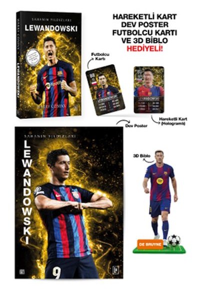 Lewandowski - Sahanın Yıldızları - 3D Biblo Hediyeli! Lewandowski - Sahanın Yıldızları - 3D Biblo Hediyeli!