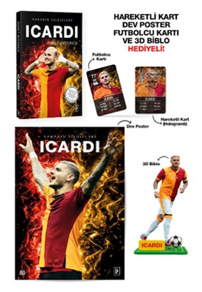 Icardi - Sahanın Yıldızları - 3D Biblo Hediyeli! Icardi - Sahanın Yıldızları - 3D Biblo Hediyeli!