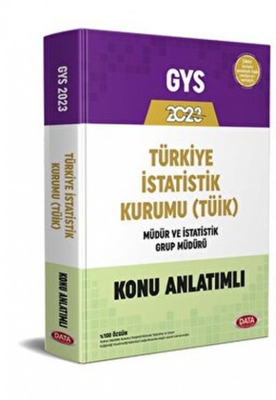 Türkiye İstatistik Kurumu (Tüik) GYS Konu Anlatımlı Türkiye İstatistik Kurumu (Tüik) GYS Konu Anlatımlı