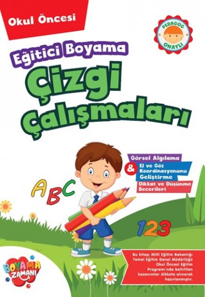 Eğitici Boyama - Çizgi Çalışmaları Eğitici Boyama - Çizgi Çalışmaları
