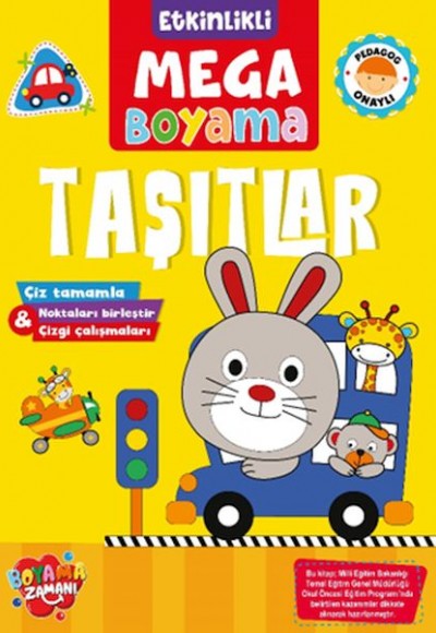 Etkinlikli Mega Boyama - Taşıtlar Etkinlikli Mega Boyama - Taşıtlar