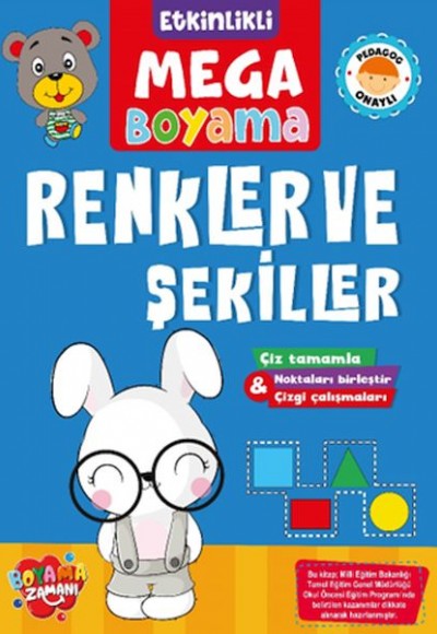 Etkinlikli Mega Boyama - Renkler ve Şekiller Etkinlikli Mega Boyama - Renkler ve Şekiller