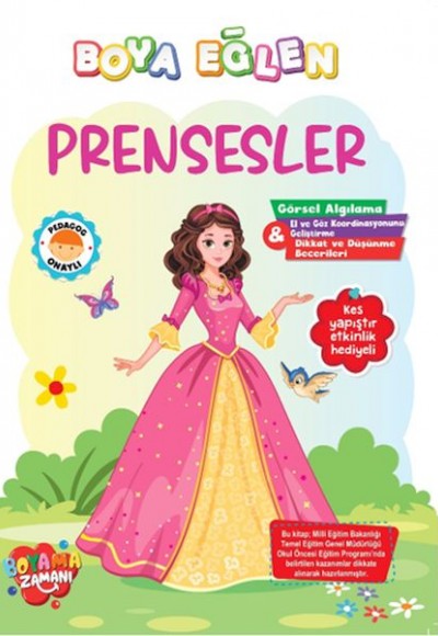 Boya Eğlen - Prensesler Boya Eğlen - Prensesler