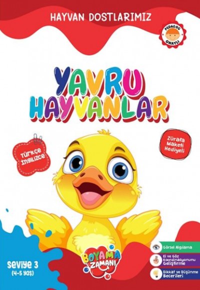 Hayvan Dostlarımız - Yavru Hayvanlar Seviye 3 (4-5 Yaş) Hayvan Dostlarımız - Yavru Hayvanlar Seviye 3 (4-5 Yaş)