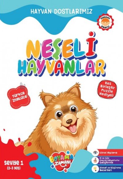 Hayvan Dostlarımız - Neşeli Hayvanlar Seviye 1 (2-3 Yaş) Hayvan Dostlarımız - Neşeli Hayvanlar Seviye 1 (2-3 Yaş)