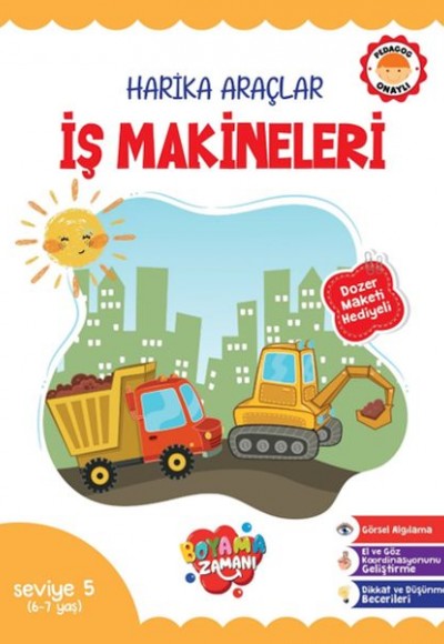 Harika Araçlar – İş Makineleri Seviye 5 (6-7 Yaş) Harika Araçlar – İş Makineleri Seviye 5 (6-7 Yaş)