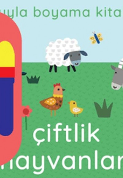 Suyla Boyama Kitabım - Çiftlik Hayvanları