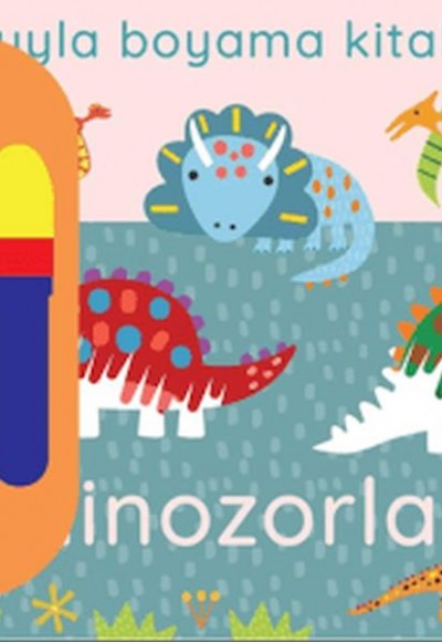 Suyla Boyama Kitabım - Dinozorlar