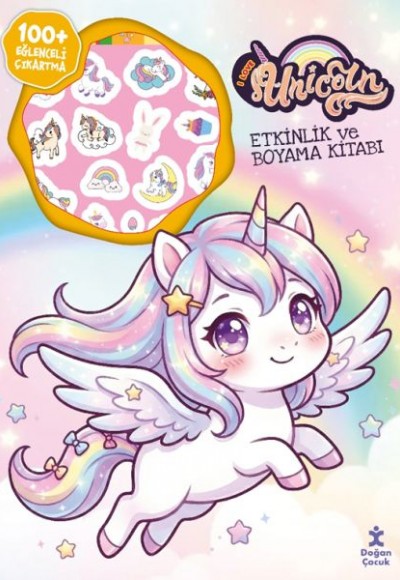 Unicorn Çok Çıkartmalı Boyama Kitabı Unicorn Çok Çıkartmalı Boyama Kitabı